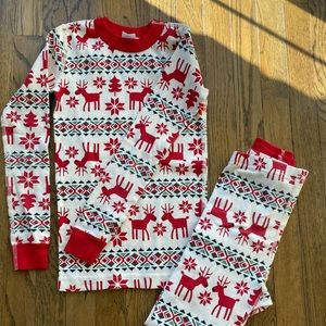 Hanna Anderson  Christmas pajamas sz 10